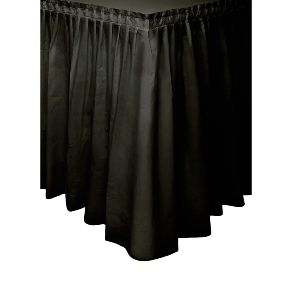 Falda para Mesa color Negra