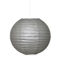 Farolillo de Papel Plata 25 cm