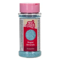 Fideos de Azúcar Azules Turquesa 80 gr - Funcakes