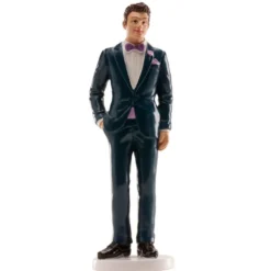 Figura de Boda Hombre con Traje Azul 16 cm