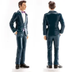 Figura de Boda Hombre con Traje Azul 16 cm