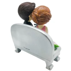 Figura para Tarta Bodas de Plata Novios Sentados 15 cm - Mopec