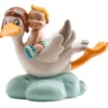 Figura para Tarta Cigüeña sobre Nube Niño 10 cm