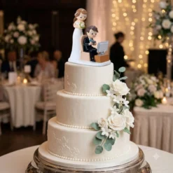 Figura para Tarta de Boda Novio Gamer y Novia 21 cm - Mopec
