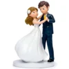 Figura para Tarta de Boda Novio y Novia Bailando Vals 17 cm