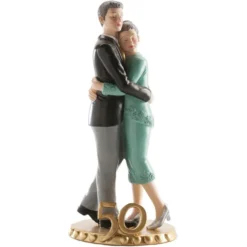 Figura para Tarta Pareja 50 Aniversario 20cm