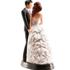 Figura para tarta Pareja de Boda romántica 20cm