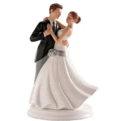 Figura para Tarta Pareja de Boda Bailando 20cm