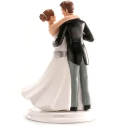 Figura para Tarta Pareja de Boda Bailando 20cm