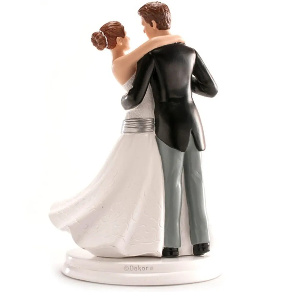 Figura para Tarta Pareja de Boda Bailando 20cm