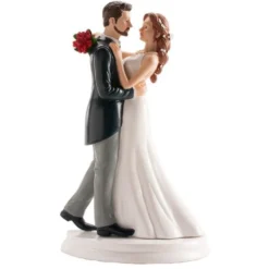 Figura para Tarta Pareja Bailando Vals 20 cm