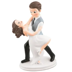 Figura para Tartas Novios Bailando 18 cm