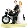 Figura para Tartas Novios Motoristas 14 cm