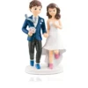 Figura para Tartas Novios Running 18cm