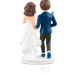 Figura para Tartas Novios Running 18cm
