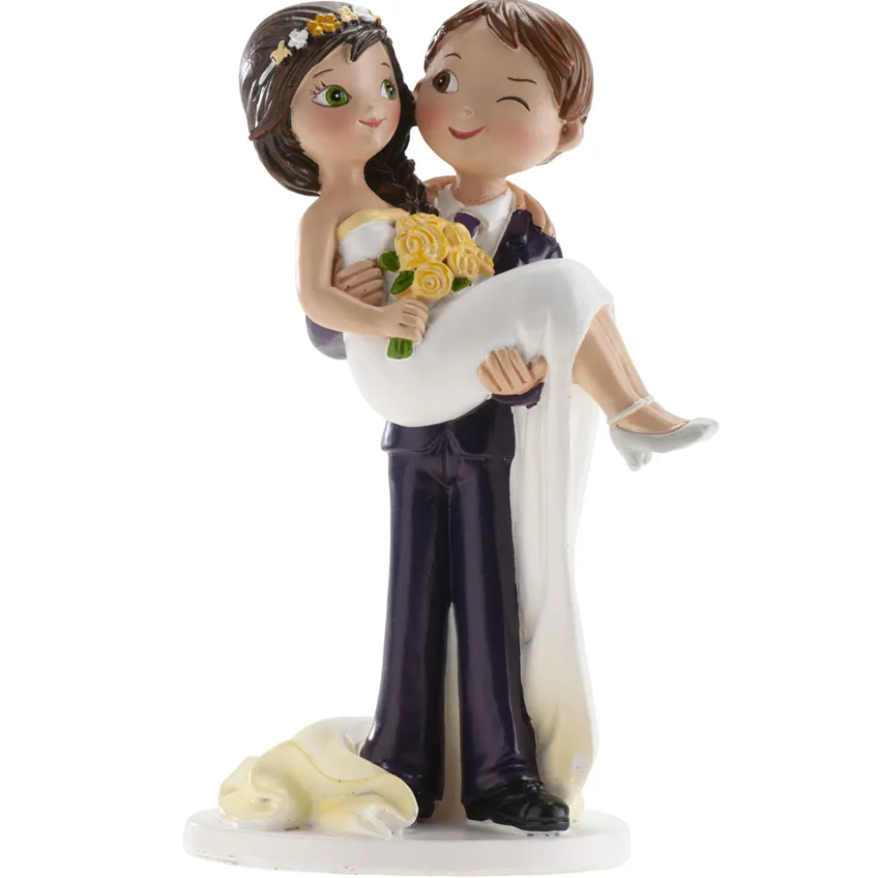 Figura Pareja de Boda Guiño 16 cm