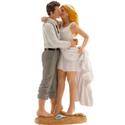 Figura Pareja de Boda Playa 16 cm