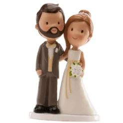 Figura Pareja de Boda Vintage 14 cm