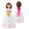 Figura Niña Comunión con Libro 17 cm