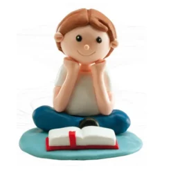Figura Niño Comunión Sentado 8 cm