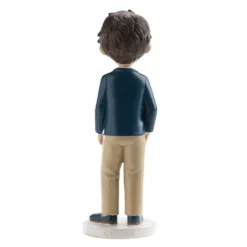 Figura para Tarta Comunión Niño con Corbata Roja