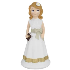 Figura para Tarta Niña Comunión Rubia 14 cm