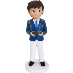 Figura para Tarta Niño Comunión con Mando Play 17 cm