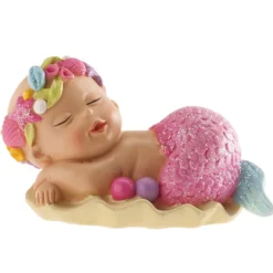 Figura para Tartas Bautizo Niña Sirenita