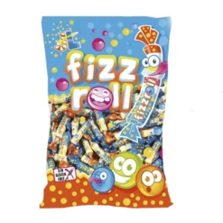 Fizz Roll Caramelos Efervescentes de Frutas 300 uds
