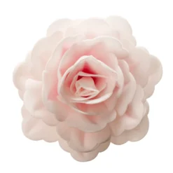 Flor de Oblea Rosa color Rosa 12,5 cm - Dekora