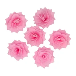 Flores de Oblea Rosa Rosalia Rosa Mediana 15 ud