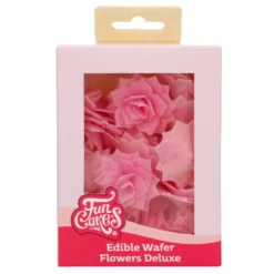 Flores de Oblea Rosa Rosalia Rosa Mediana 15 ud