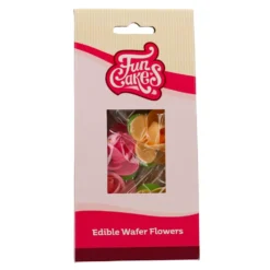 Flores de Papel de Oblea Camelias 5 ud - Funcakes