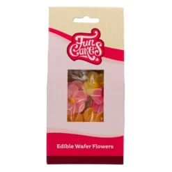 Flores de Papel de Oblea Prímulas 12 ud - Funcakes
