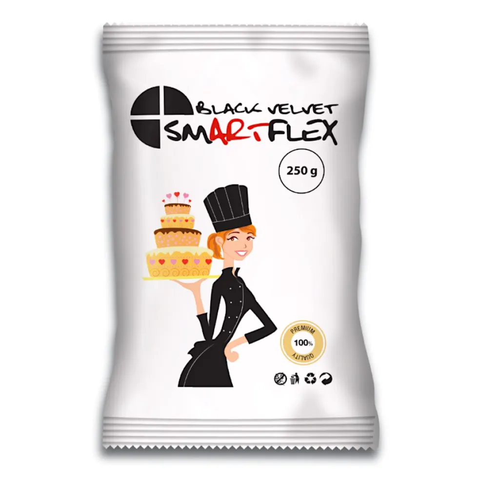 Fondant Negro 250 gr - Smartflex