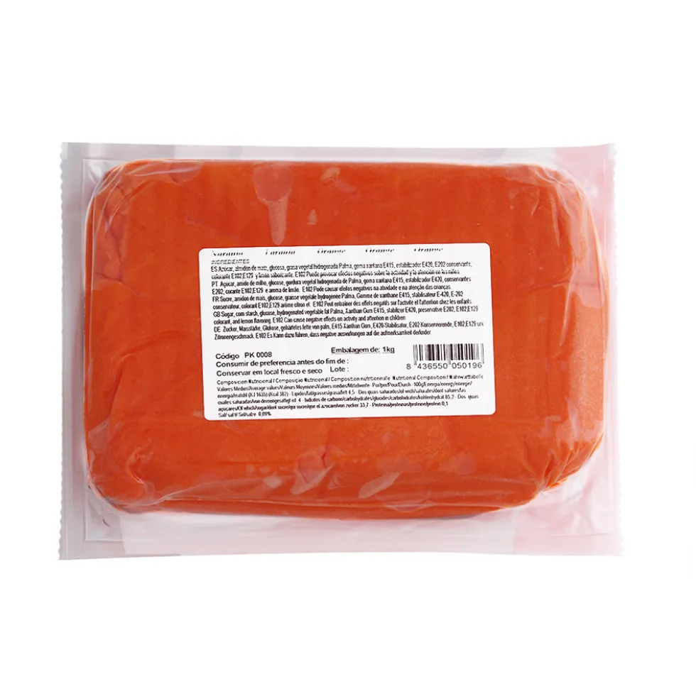 Fondant PastKolor Naranja 1 Kg