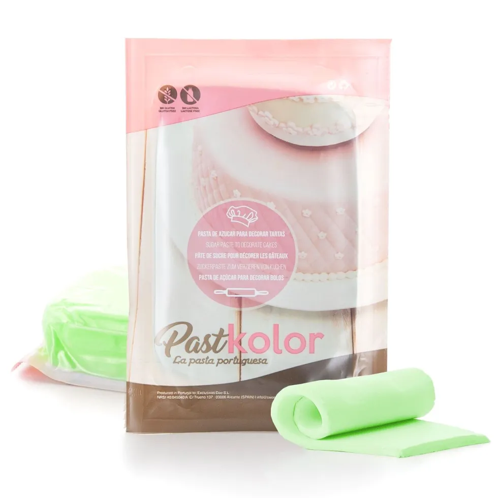 Fondant Pastkolor Verde Pastel - 1 Kg