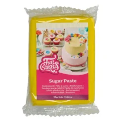 Fondant Amarillo Electrico 250 gr - Funcakes