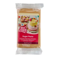 Fondant Dorado Brillante 250 gr - Funcakes