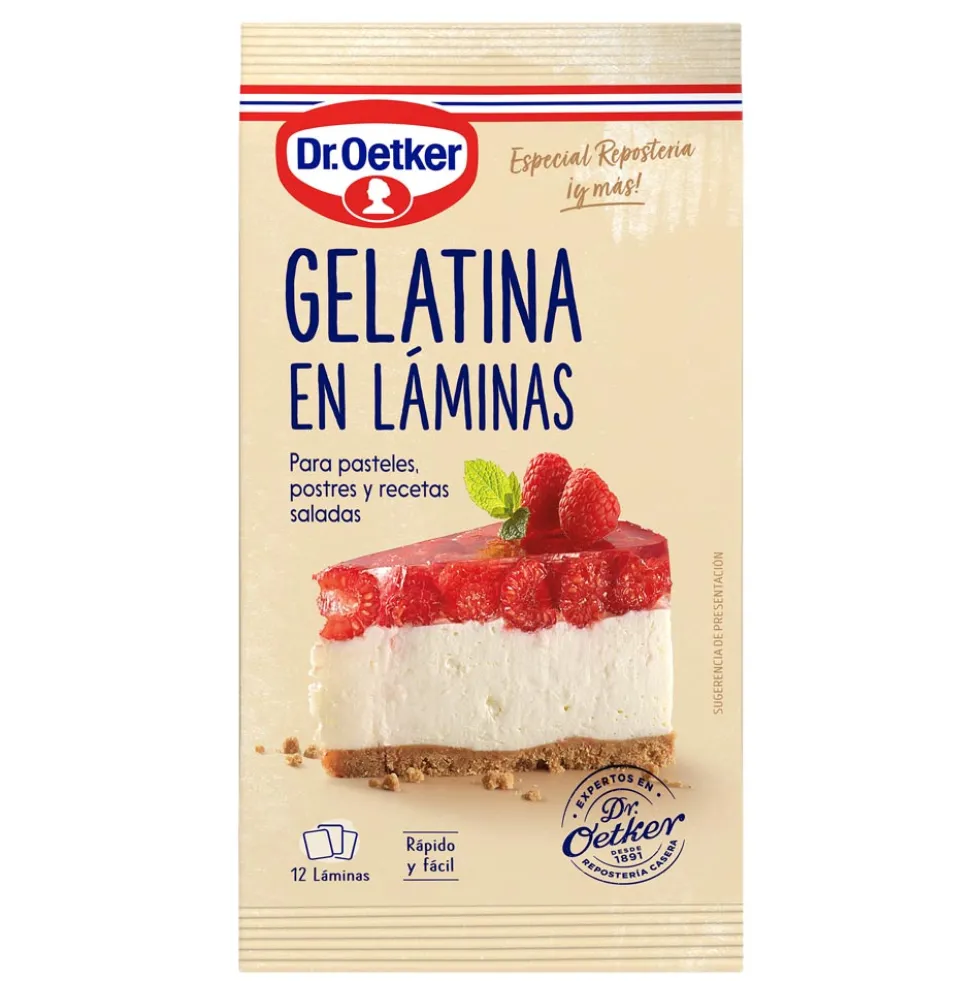 Gelatina en Láminas 12 ud