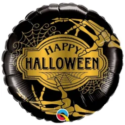 Globo de Foil Golden Skeleton 45 cm