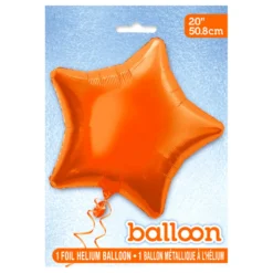 Globo Estrella Naranja 50 cm