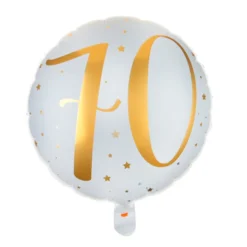 Globo Foil 70 años Oro 35 cm