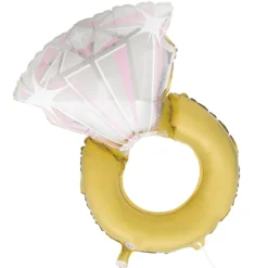 Globo Foil Anillo Diamante 81 cm