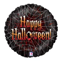 Globo Foil Telaraña Halloween 45 cm