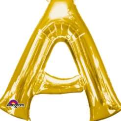 Globo Letra A 40 cm Dorado