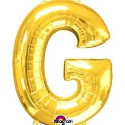 Globo letra G 40 cm dorado