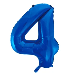 Globo Nº 4 Azul 86 cm