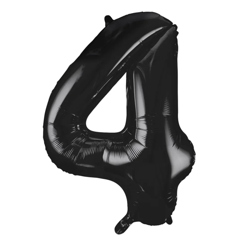 Globo Nº 4 Negro 86 cm