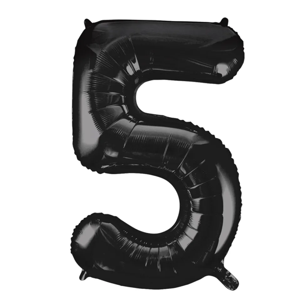 Globo Nº 5 Negro 86 cm